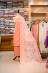 3-PC Unstitched Digital Printed Embroidered Viscose | EV-8